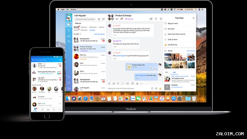 Zalo聊天功能解析